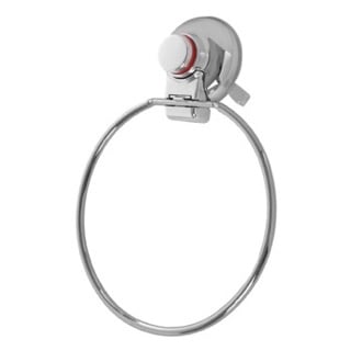 Towel Ring With Suction Cup Mounting and Chrome Finish Gedy HO70